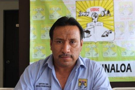 Agustín Espinoza Lagunas destacó que el secretario Francisco Mayorga no han hecho su trabajo en un estado eminentemente agrícola