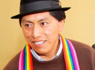 Humberto Cholango, presidente de CONAIE