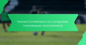 Formación Defensiva 5-3-2: Compacidad, Contraataques, Posicionamiento